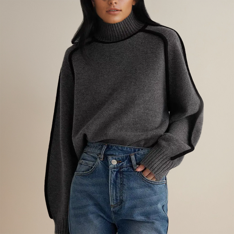 Arabelle | Cashmere couture turtleneck